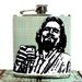 Flask - 6 oz Stainless Steel- The Dude Abides - The Big Lebowski Flask (variation)
