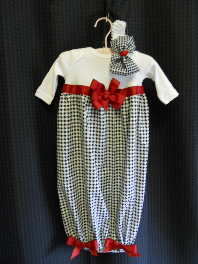Boutique Alabama Roll Tide Infant Girls Layette set Perfect for that true Alabama Fan