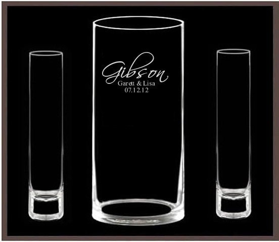 Round Unity Sand Ceremony Vase Set