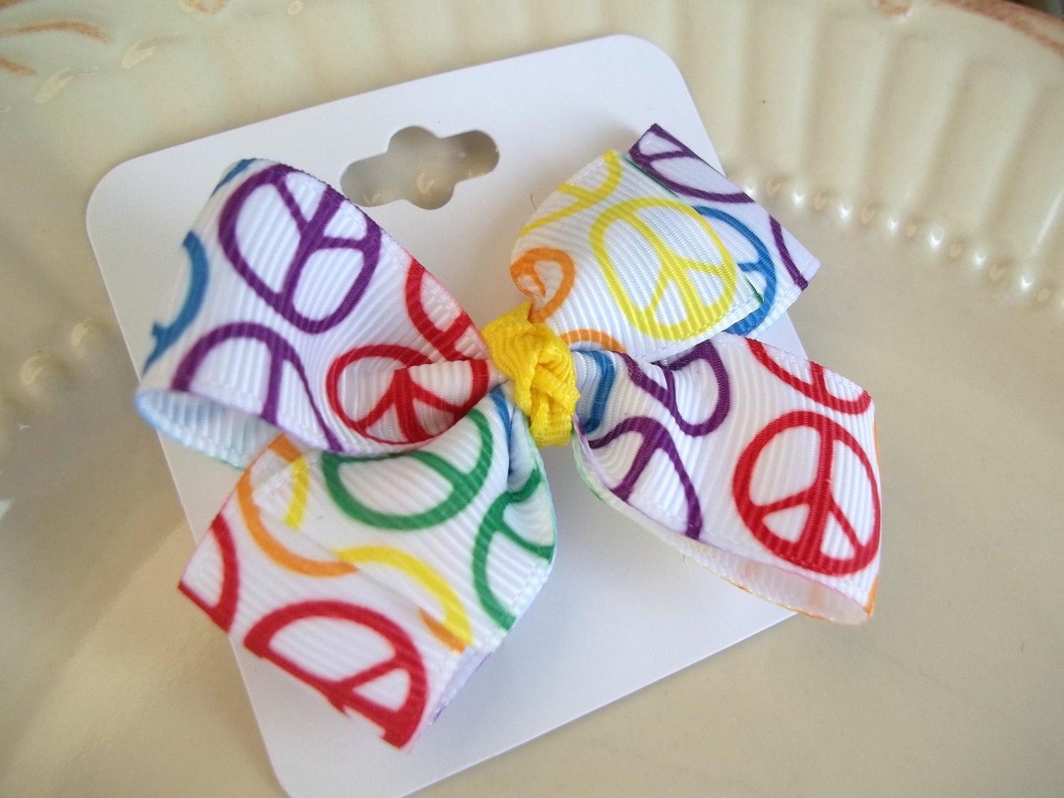 Peace Sign Bow