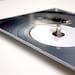 Music Clock : Retro Silver Record Player Wall Clock