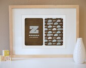 Z is for Zeppelin Alphabet Art Print