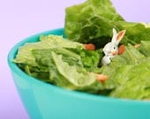 A Hare In My Salad- 5x7 Metallic print