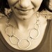 Hammered Sterling Silver Chain Necklace