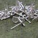 Alphabet letter stud earrings in Sterling Silver