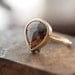 Custom for Cary / Large Calico Rose Cut Diamond Ring and matching 3mm band