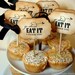 I Dare You Handmade Vintage Style Halloween Cupcake Toppers-SET of 12