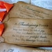 Thanksgiving Prayer- Gift Tags/Labels SET of 6-Ribbon Choices Available