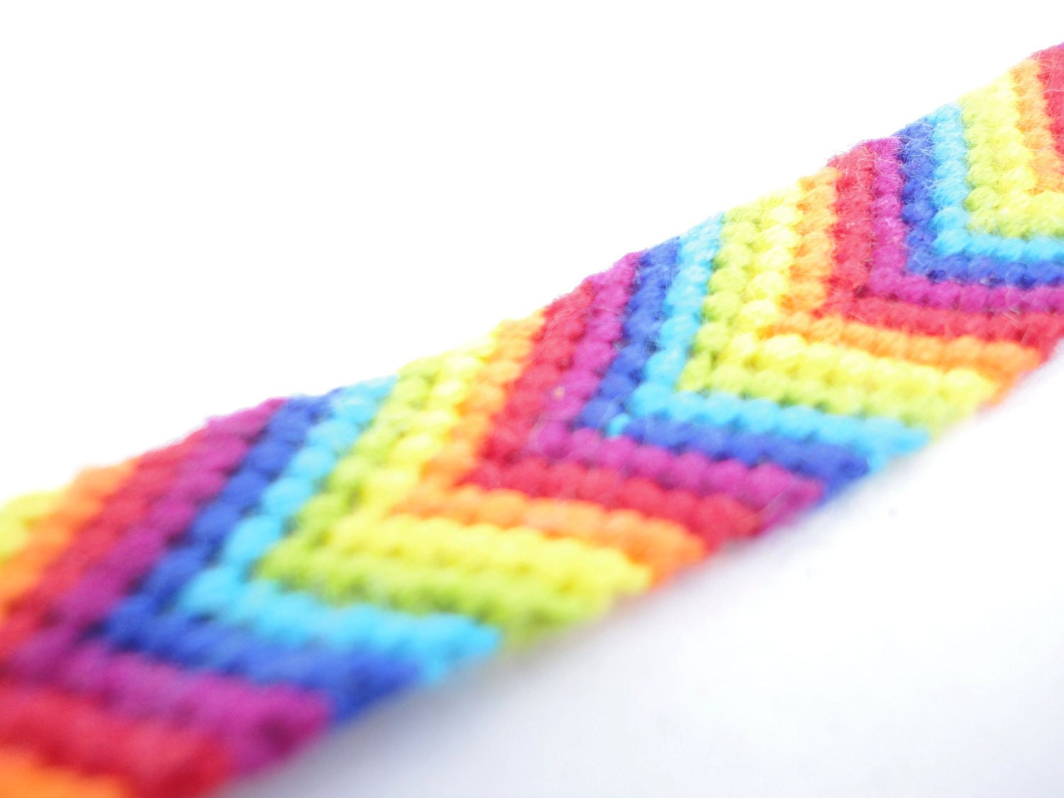 Rainbow Friendship Bracelet (ready to ship)