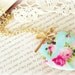 Porcelain Floral Heart Necklace