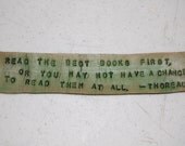 Leather Bookmark - Hand cut, stamped, dyed, and sealed