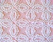 Hofmann Pink Cross Vintage Chenille Bedspread Fabric