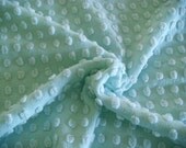 Pastel Aquamarine Morgan Jones Pops Vintage Chenille Bedspread Fabric