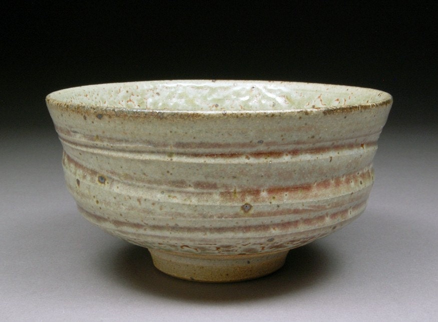 Summer MATCHA CHAWAN Teabowl Tea Ceremony Glazed with Wood Ash