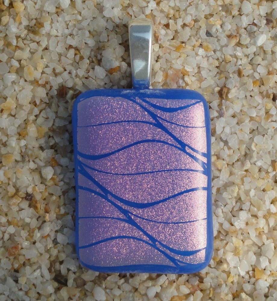 Sparkling Waves Dichroic Pendant