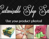 Personalized Product Photos - Custom Etsy Shop Banner Set ((Add Your Pictures))