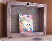 Small Rustic Reclaimed Fencewood Shadowbox Frame
