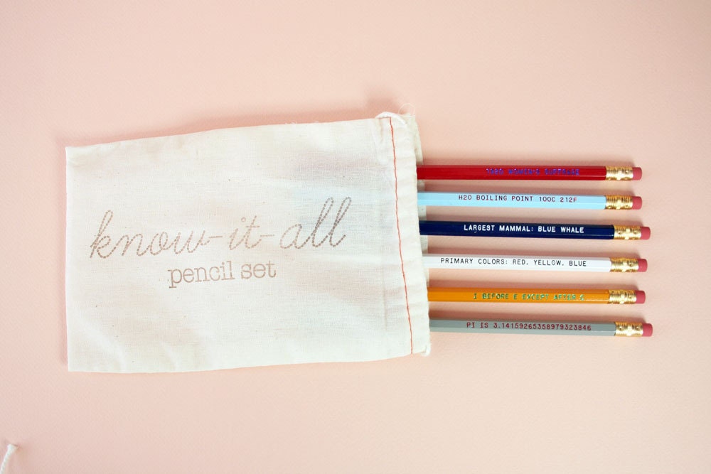 Know It All Pencil Set