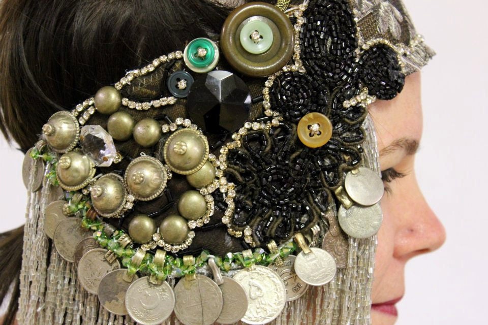 Meghara - Tribal Fusion belly dance head dress