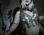 Uniting Ages 4 Halter Top Bra for Tribal Fusion bellydance
