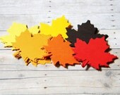 Large Maple Thanksgiving Leaves Blank Tags Party Favors Escort Cards Placecard Tags Set of 150 Variety Party Pack