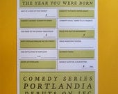 Portland Card 2011 Year You Were Born