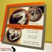 Shades of Grayson - Unique Retro/Modern Birth Announcement with a Circle Motif and Photos