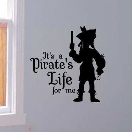 Pirate Life - Yo Ho Yo Ho vinyl wall decal sticker wall art graphic