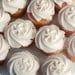 Food Photography "White Cupcakes"  10x8 Photograph - Kitchen Dining Cafe Decor minimal print - Hostess Gift