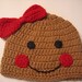 Gingerbread Girl Crochet Beanie for Little Sweetheart
