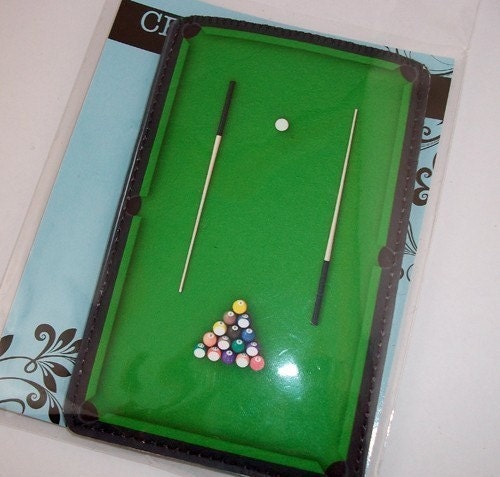 Billards Pool Table Gadget Case - Fits iPhone iTouch  Cell Phones