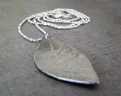 Autumn Leaf Necklace Pendant