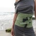 Corset Obi Belt Denim and Cotton