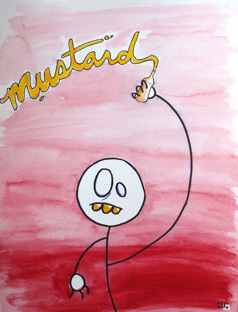Mustard (Original Painting 12x9)