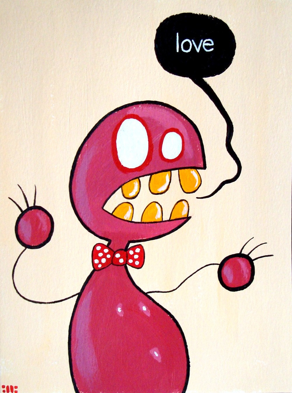 Gentleman Lover (Original Painting 9x12)