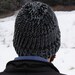 lumberjack beard hat - black and gray