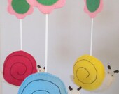 Hanging Snail Mobile