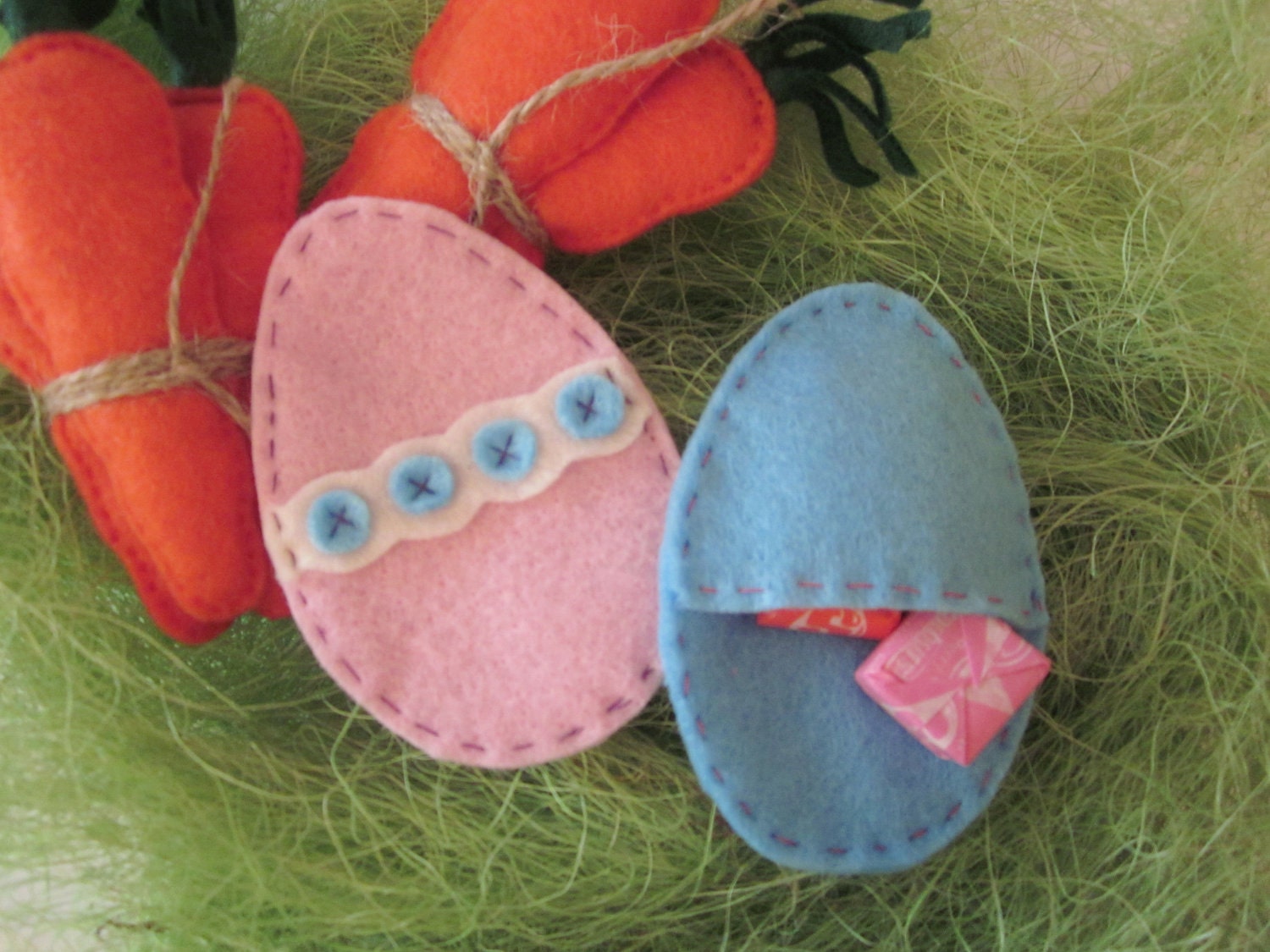 Fillable Felt Easter Eggs - For Mary (for 3)