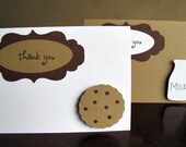 Milk and Cookie Party - Thank You Card