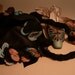 Leather Butterfly Fringe Purse Shoulder Bag Hand Made Hand Painted Cracchiolo Designs