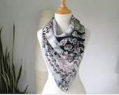 Cotton / silk scarf, extra large