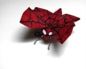 Butterfly the Spiderman - Ultra Geekery Origami Mixed Media Artwork by Paper Disciple