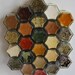 Reserved for Lisa.  28 Custom Hand-Stamped Lids and Hexagon Jars.