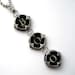 BOO -Vintage typewriter key Halloween necklace