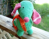 Darling the Dachshund  Crochet Toy Nursery Decor Baby Shower Gift