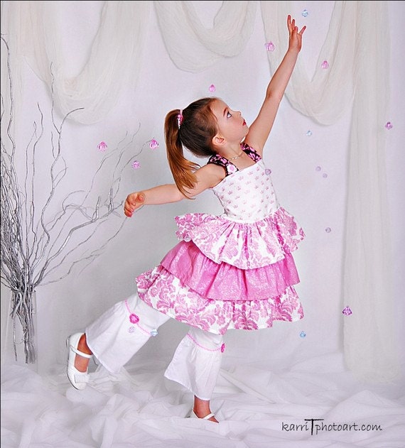 Girls Boutique Dress - Sparkle Princess - sizes 6 months, 12 months, 18 months, 2t, 3t, 4t, 5t, 6t, 7, 8...by SunLoveShirts