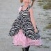 Girls Boutique Dress, Zebra Lover, sizes 6 months to 7/8, by SunLoveShirts