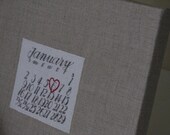 a custom calendar wall hanging... choose your date