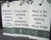Gift Tags with Oscar Wilde Wit