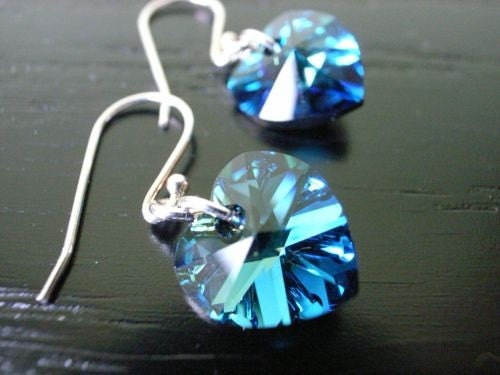 10mm Heart Earrings (various colors)
